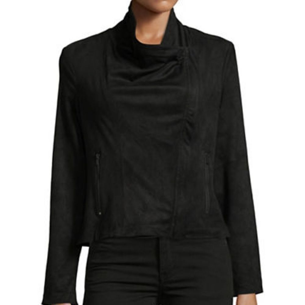 Jones New York Drapey Jacket-BLACK-Small